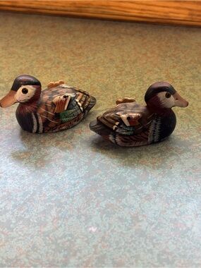 Vintage Hand-Carved stone Duck – Souvenir of Uranium City, Canadian Folk Art